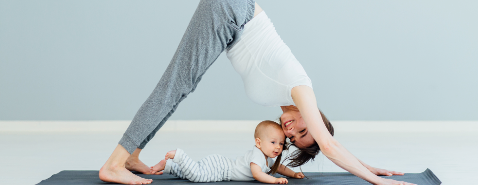 Yoga mit Baby nach der Geburt Dresden